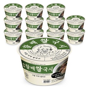 미정당 경주 할배쌀국시 사골 미역 쌀국수, 73.5g, 12개