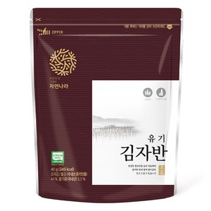 자연나라 유기 김자반, 40g, 1개