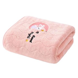 원이네 물결 디자인 바스타월 300g 혼방, 핑크, 1개