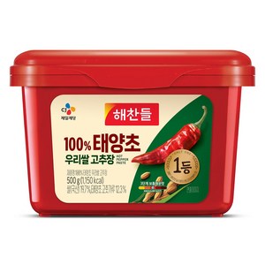 해찬들 태양초 우리쌀 고추장, 500g, 1개