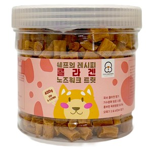 코코브라운 반려동물 쉐프의 레시피 콜라겐 노즈워크 트릿, 400g, 1개, 연어 스킨케어