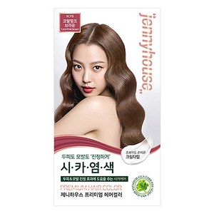 제니하우스코스메틱 프리미엄 헤어컬러 염모제, 코랄핑크브라운9CPB, 1개