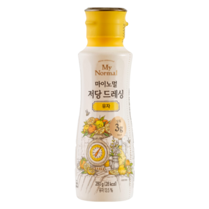 마이노멀 저당 저칼로리 드레싱 유자, 280g, 1개