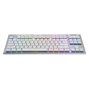 로지텍 G G915 X TKL LIGHTSPEED 키보드, 화이트, 920-012742, 갈축