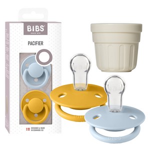 BIBS 디럭스 실리콘 쪽쪽이 2p + 전용캡