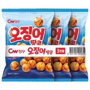 청우식품 오징어땅콩 3p, 270g, 1개