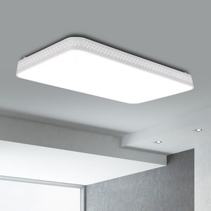 멜리빙 LED 삼성칩 사으디 거실2등 조명 주광색 60W, 화이트