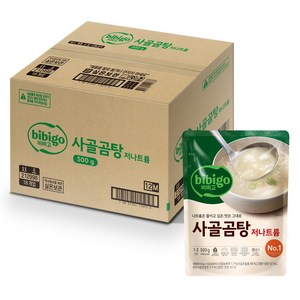 비비고 저나트륨 사골곰탕, 500g, 18개