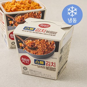 햇반 스팸 김치볶음밥 컵 (냉동), 220g, 1개