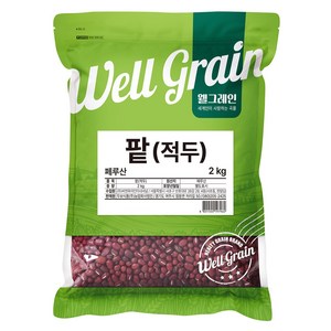 웰그레인 적두 팥, 2kg, 1개