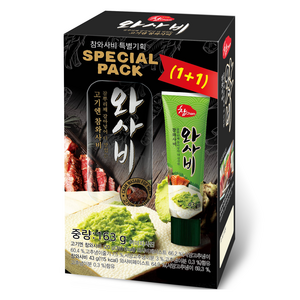 참 특별 고기엔 참와사비 120g + 참와사비 43g 세트, 1세트