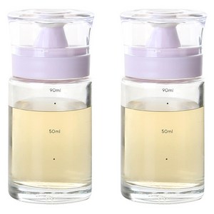 키텐실 시노글라스 비스포크 실리콘 오일병 S-Cap 라벤더, 2개, 100ml