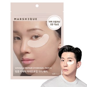 마르시끄 링클 리페어 하이드로겔 아이패치, 18개입, 1개