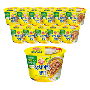 오뚜기 컵밥 참치마요덮밥, 252g, 12개