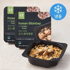 어부의식탁 간장 가리비 곤드레 비빔밥 (냉동), 230g, 2개