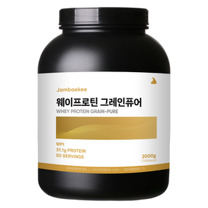 잠백이 웨이프로틴 그레인퓨어, 2kg, 1개