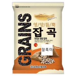 삼원농산 찰흑미, 1kg, 1개