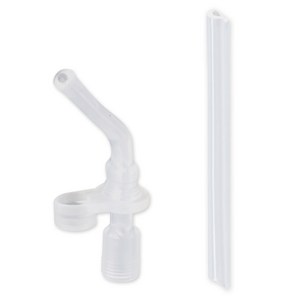 푸고 음용구 + 파이프 빨대 세트 TKFE-350 / TKFG-380, 투명, 1세트, 350ml