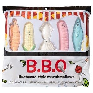 BBQ 마시멜로우, 150g, 1개
