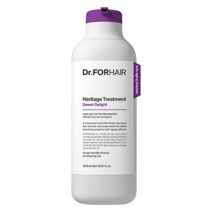 닥터포헤어 두피 안티에이징 헤리티지 트리트먼트 스위트 딜라이트, 500ml, 1개