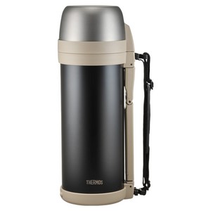 써모스 대용량 더블컵 보온병 FDH-2006K-BBG, 블랙베이지, 1개, 2L
