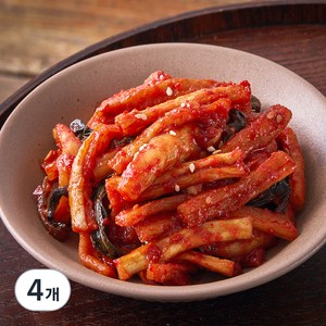 반찬단지 무말랭이 무침, 1kg, 4개