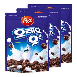 오레오오즈 시리얼, 500g, 3개