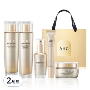 AHC 리뉴에이지 토탈 4종 + 아이크림 20ml 기프트 세트, 2세트