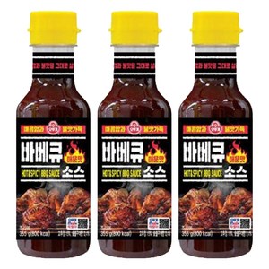 오뚜기 바베큐소스 매운맛, 355g, 3개
