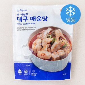 연안식당 속 시원한 대구 매운탕 (냉동), 570g, 1팩