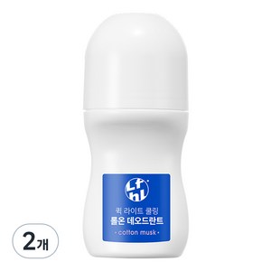 라이프홀릭 퀵 라이트 쿨링 롤온 데오드란트, 50ml, 2개