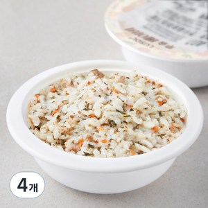 루솔 4단계 13개월 이상 한우 새송이 아기밥 407, 혼합맛(한우/새송이버섯), 180g, 4개