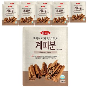 움트리 계피분, 100g, 10개