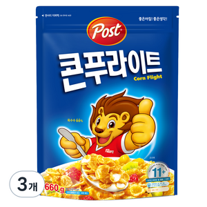 포스트 콘푸라이트 시리얼, 660g, 3개