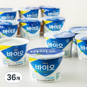 매일바이오 무가당 플레인 요거트, 150g, 36개