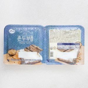 맑은물에 국산콩 100% 촌두부, 300g, 2개