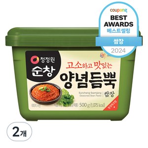 청정원순창 양념듬뿍 쌈장, 500g, 2개