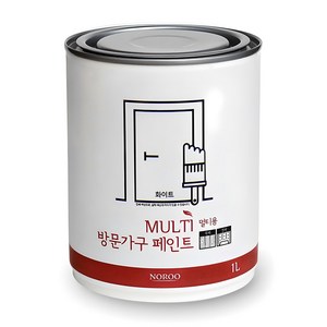 노루페인트 방문가구용 페인트, 화이트, 1L, 1개