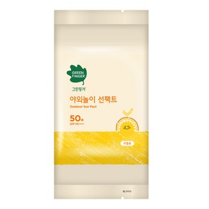 그린핑거 유아용 야외놀이 선팩트 리필 SPF50+ PA++++, 16g, 1개