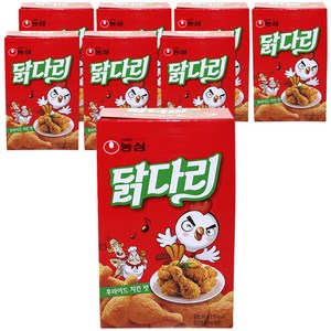 농심닭다리 후라이드 치킨 맛, 66g, 8개