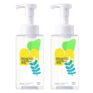 순샘 맨손설거지 포밍 주방세제 시트러스향, 2개, 500ml