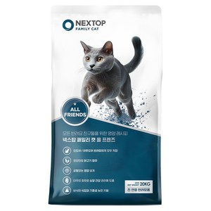 넥스탑 고양이 전연령 패밀리캣 사료, 닭, 20kg, 1개