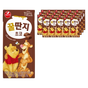 서울우유 초코꿀딴지, 180ml, 24개