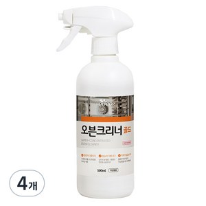 코코즈 오븐크리너 골드, 500ml, 4개