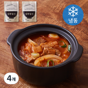 집콕집국 김치찌개 (냉동), 500g, 4개