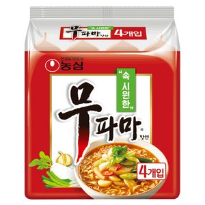 무파마탕면 122g, 4개