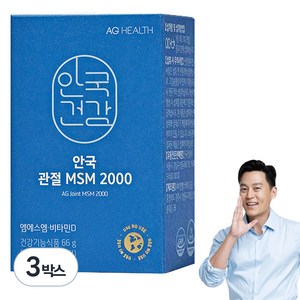 안국건강 안국 관절 MSM 2000 66g, 60정, 3개