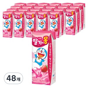 초코에몽 딸기에몽, 190ml, 48개