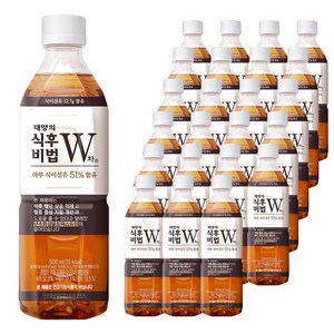 태양의식후비법W차, 500ml, 24개