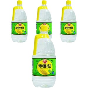 오뚜기 화이트식초, 1.8L, 4개